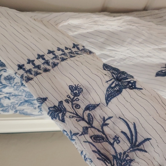 Johnny Was Workshop Lulu Puff Sleeve Swing Blouse - Picture 3 of 14